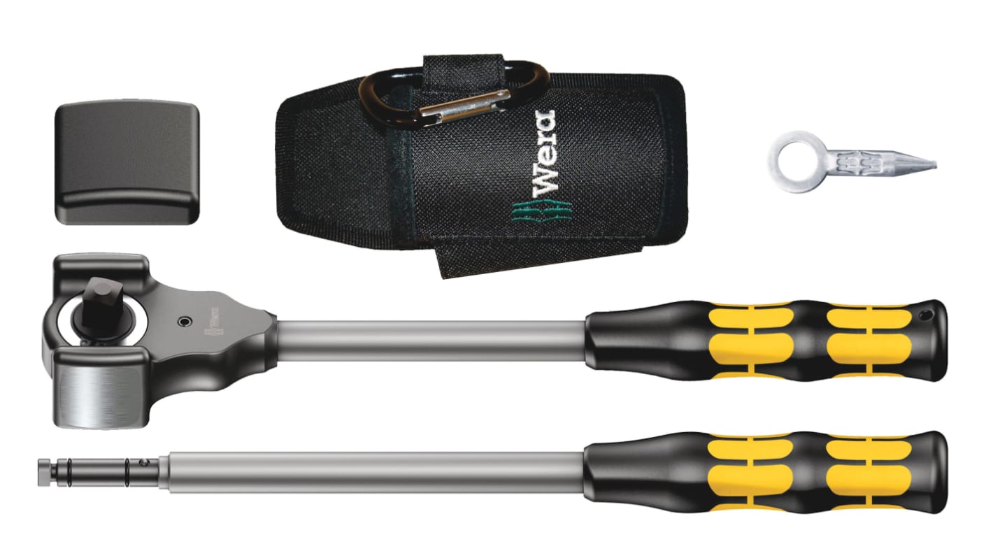 Wera Koloss 1/2 in Ratchet Socket Wrench with Ratchet Handle, 365 mm Overall