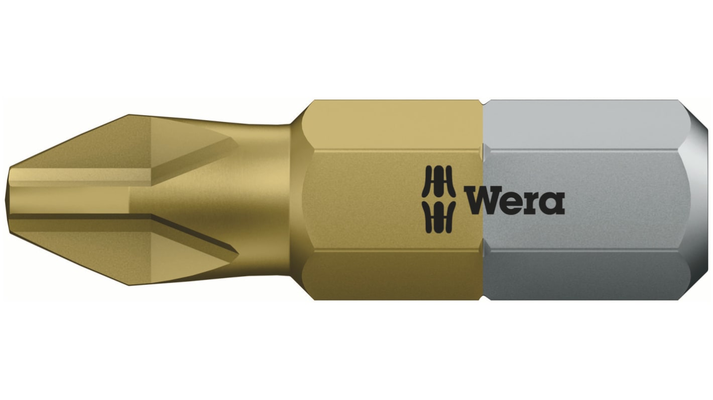 Wera Phillips Screwdriver Bit, PH2 Tip