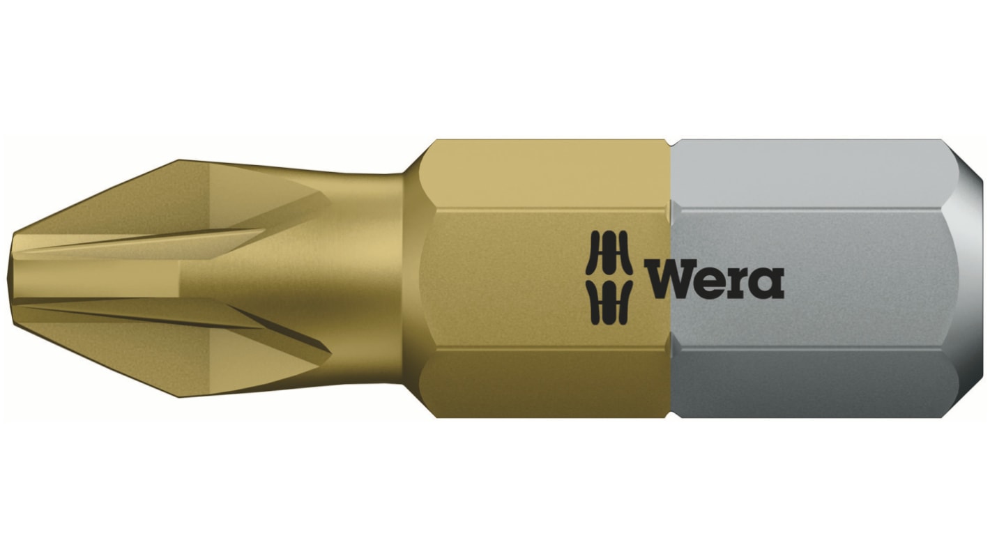 Wera Pozidriv Screwdriver Bit, PZ1 Tip