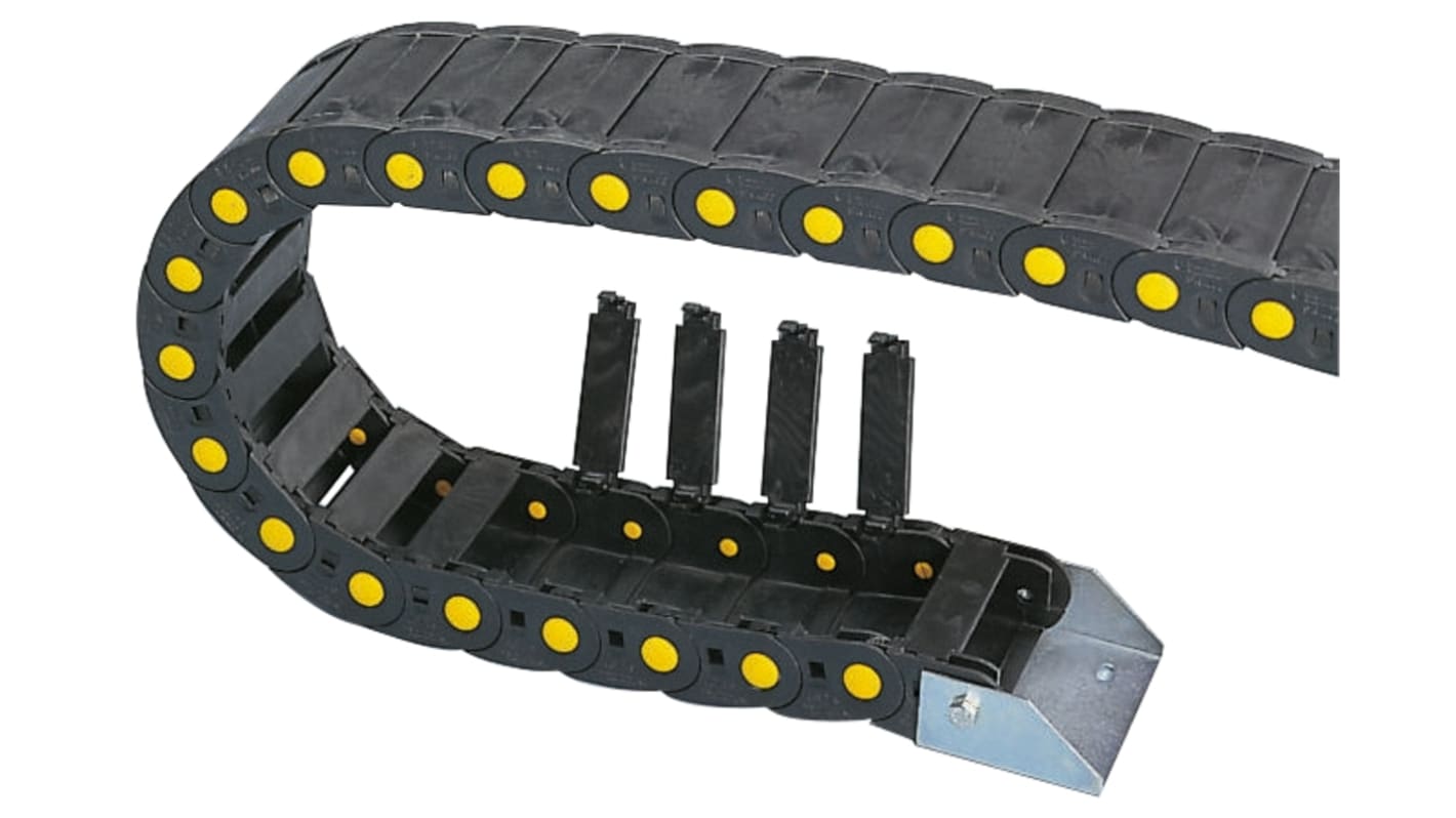 SR300A015040 Cavotec Cable Chain, W27 mm x D23mm, L1m, 40 mm Min