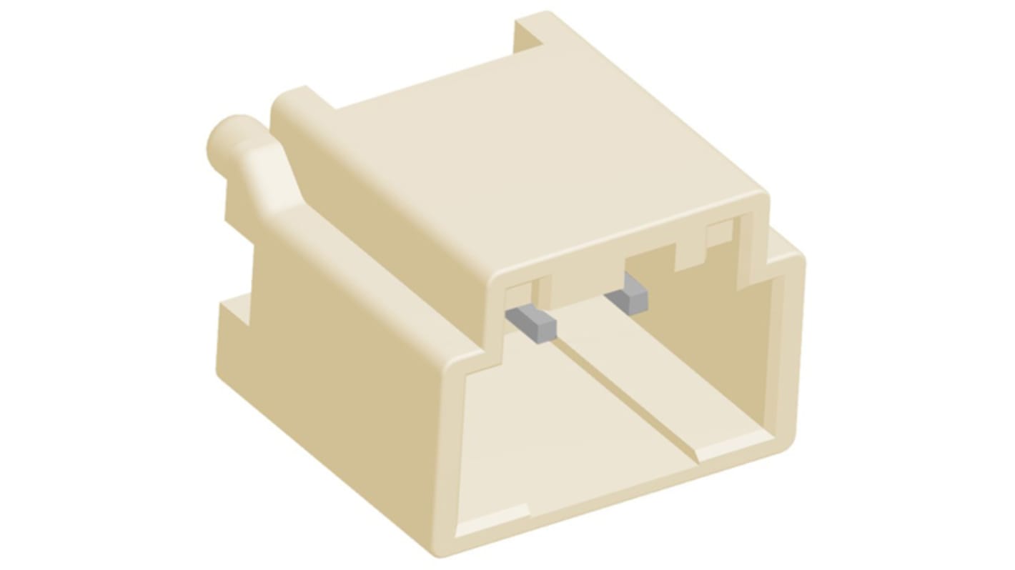 Conector macho para PCB TE Connectivity serie Grace Inertia de 3 vías, 1 fila, paso 2.5mm, para soldar, Montaje en