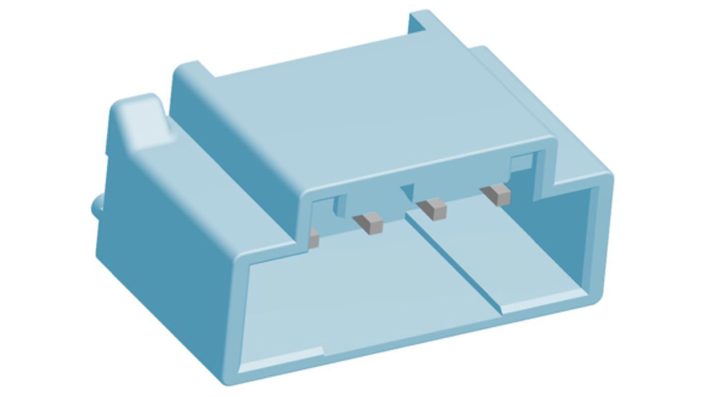 TE Connectivity Grace Inertia Series Straight Through Hole PCB Header, 5 Contact(s), 2.5mm Pitch, 1 Row(s), Shrouded