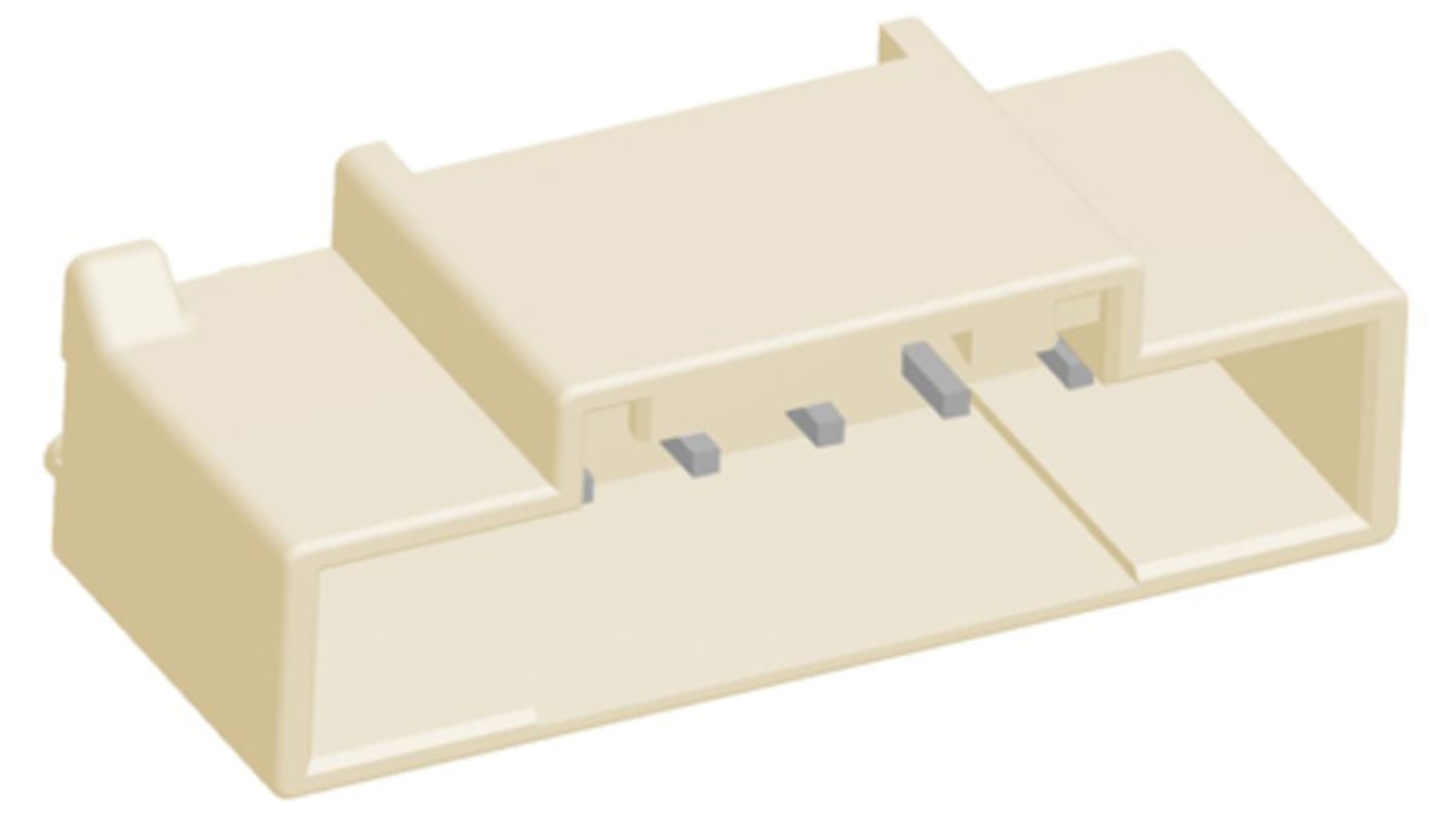 TE Connectivity Grace Inertia Series Straight Through Hole PCB Header, 8 Contact(s), 2.5mm Pitch, 1 Row(s), Shrouded