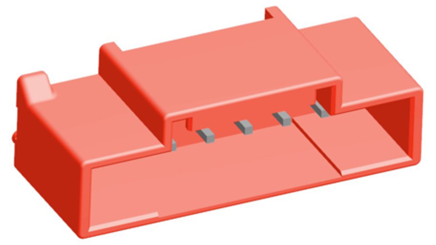 TE Connectivity Grace Inertia Series Straight Through Hole PCB Header, 8 Contact(s), 2.5mm Pitch, 1 Row(s), Shrouded