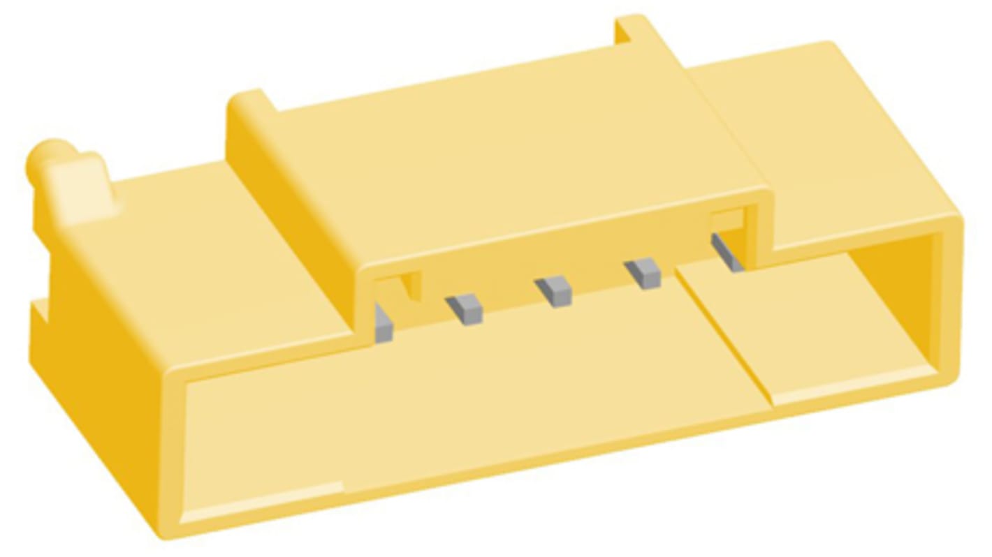 TE Connectivity Grace Inertia Series Straight Through Hole PCB Header, 8 Contact(s), 2.5mm Pitch, 1 Row(s), Shrouded