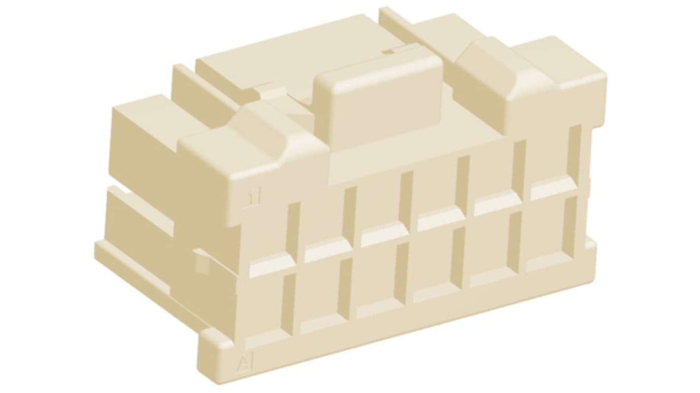 TE Connectivity, Grace Inertia Male Connector Housing, 3.3mm Pitch, 12 Way, 2 Row