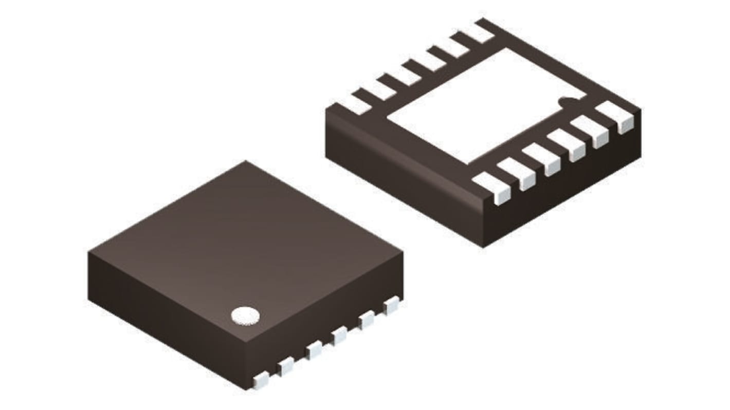 Quad N-Channel MOSFET, 8 A, 60 V, 12-Pin MLP onsemi FDMQ86530L