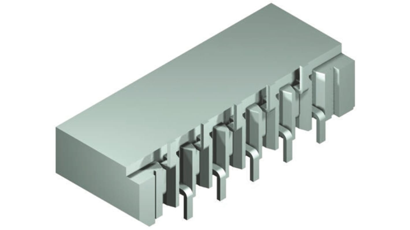 Molex, Easy-On, 52808 1mm Pitch 12 Way Straight Female FPC Connector, Vertical Contact