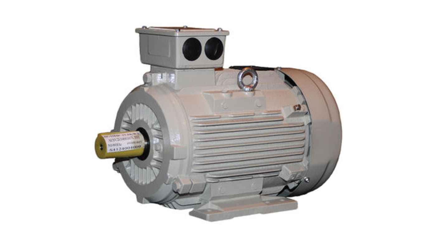 TECO Westinghouse ALDA Induction AC Motor, 1.1 kW, IE3, 3 Phase, 4 Pole, 230 V, 400 V, Foot Mount Mounting