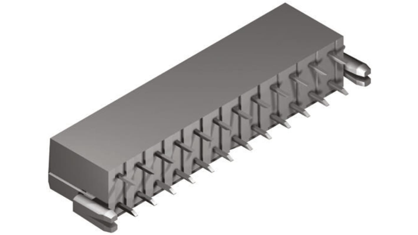 Conector macho para PCB Molex serie Mini-Fit Jr. de 24 vías, 2 filas, paso 4.2mm, para soldar, Montaje en orificio