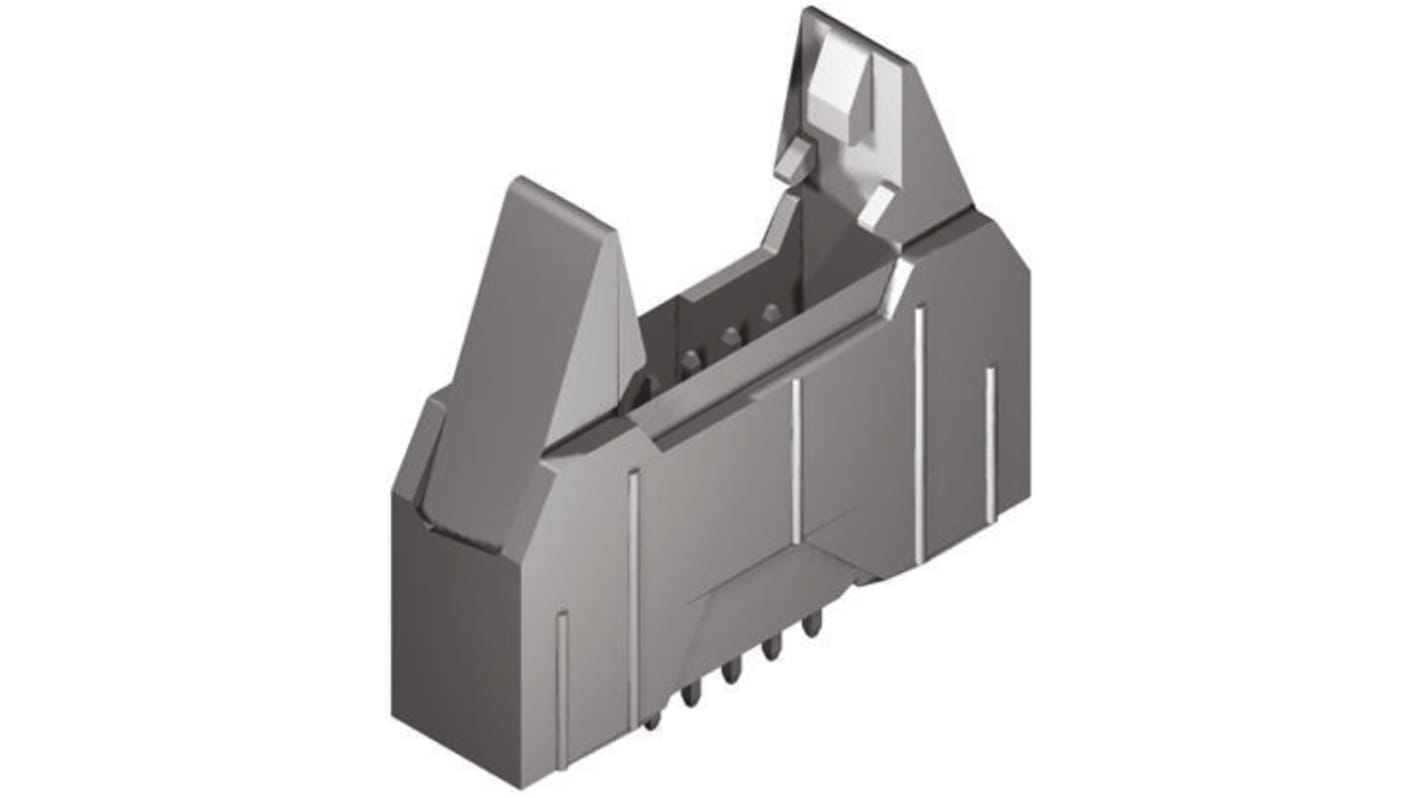 Conector macho para PCB Molex serie QF-50 de 20 vías, 2 filas, paso 2.54mm, para soldar, Montaje en orificio pasante