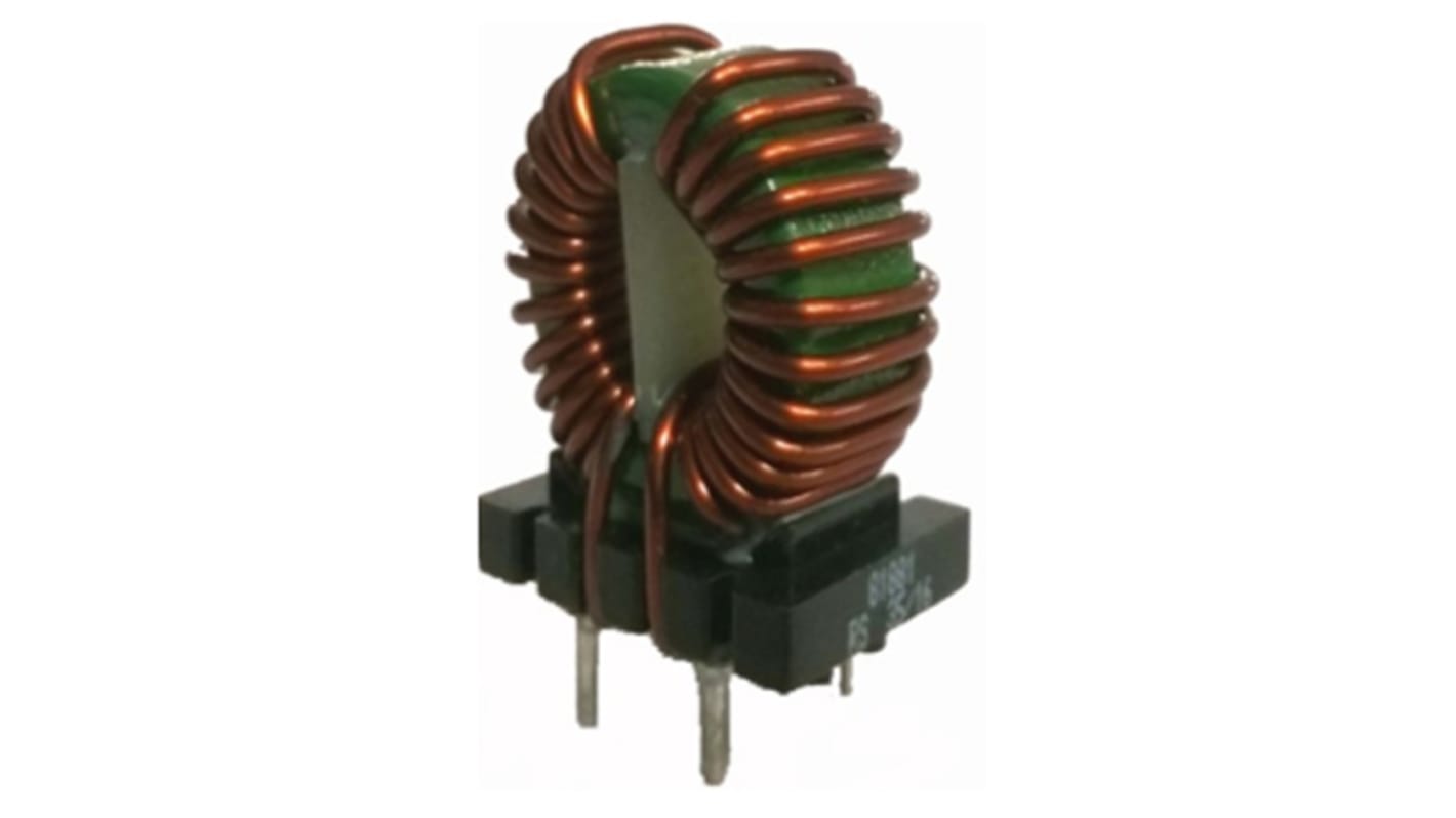 Inductance à mode commun Traversant RS PRO 2 x 1 mH, 10 A, 7mΩ 250V