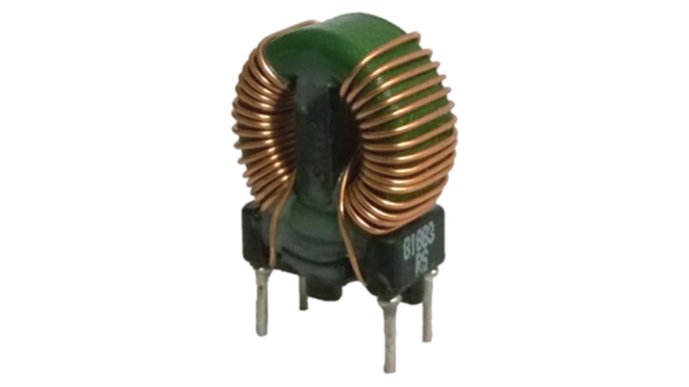 Inductance à mode commun Traversant RS PRO 2 x 1 mH, 2 A, 45mΩ 250V