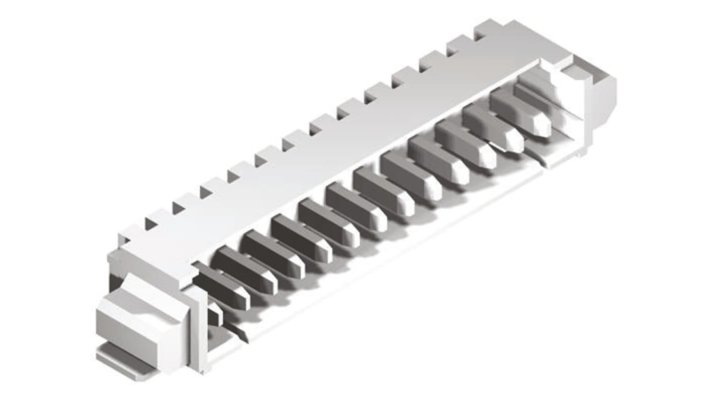 Molex PicoBlade Series Right Angle Surface Mount PCB Header, 13 Contact(s), 1.25mm Pitch, 1 Row(s), Shrouded