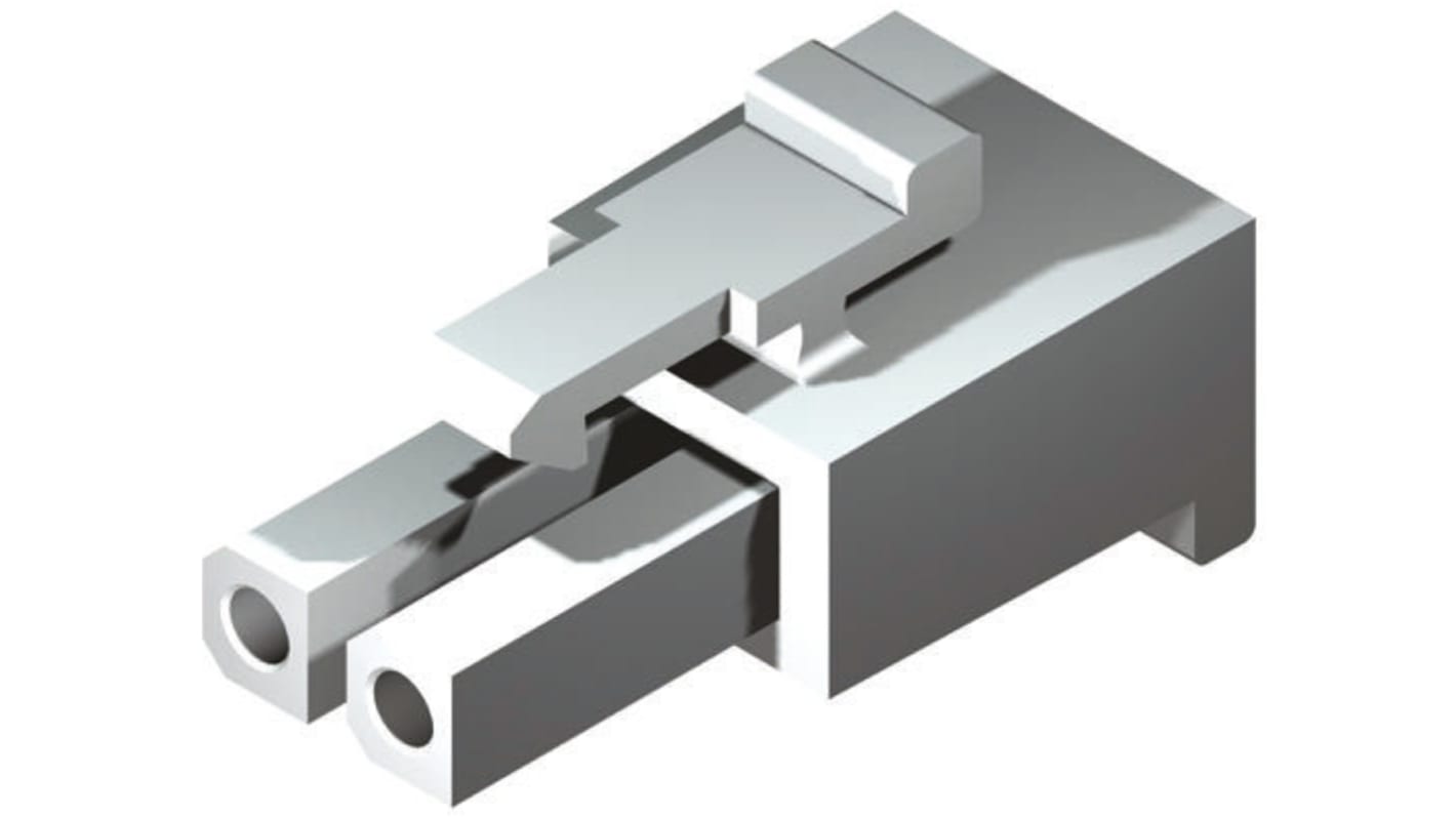 Molex Steckverbindergehäuse Buchse 4.8mm, 6-polig / 2-reihig Gerade, Kabelmontage für Freiverdrahtete Buchse