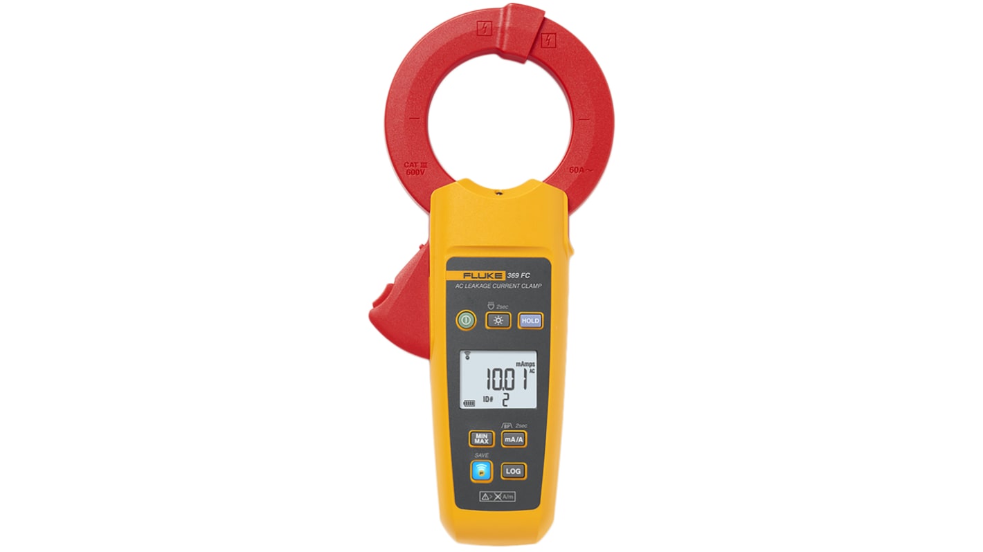 Fluke 369 FC Zangenmessgerät Leckstrommesszange CAT III / 60A ac