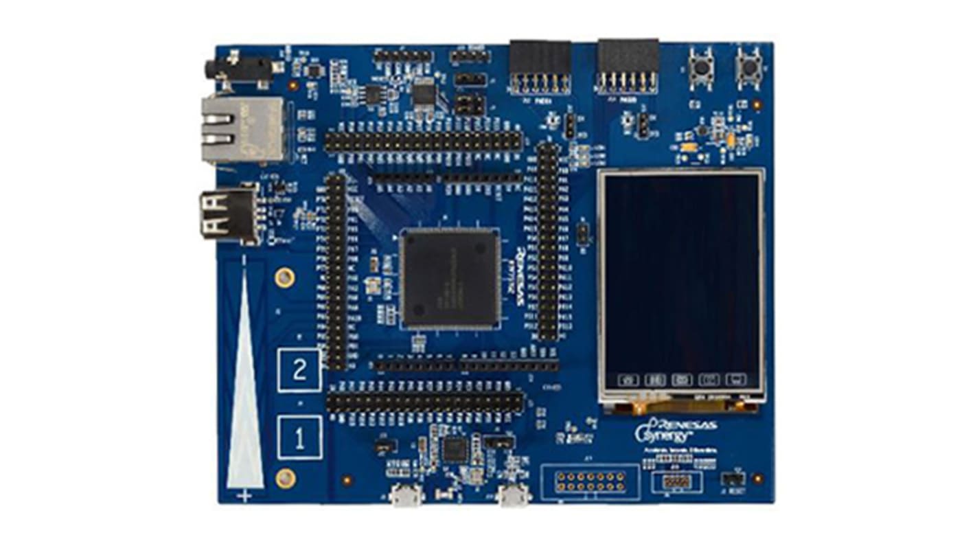 Kit de iniciación Synergy SK-S7G2 de Renesas Electronics, con núcleo ARM, Cortex-M4