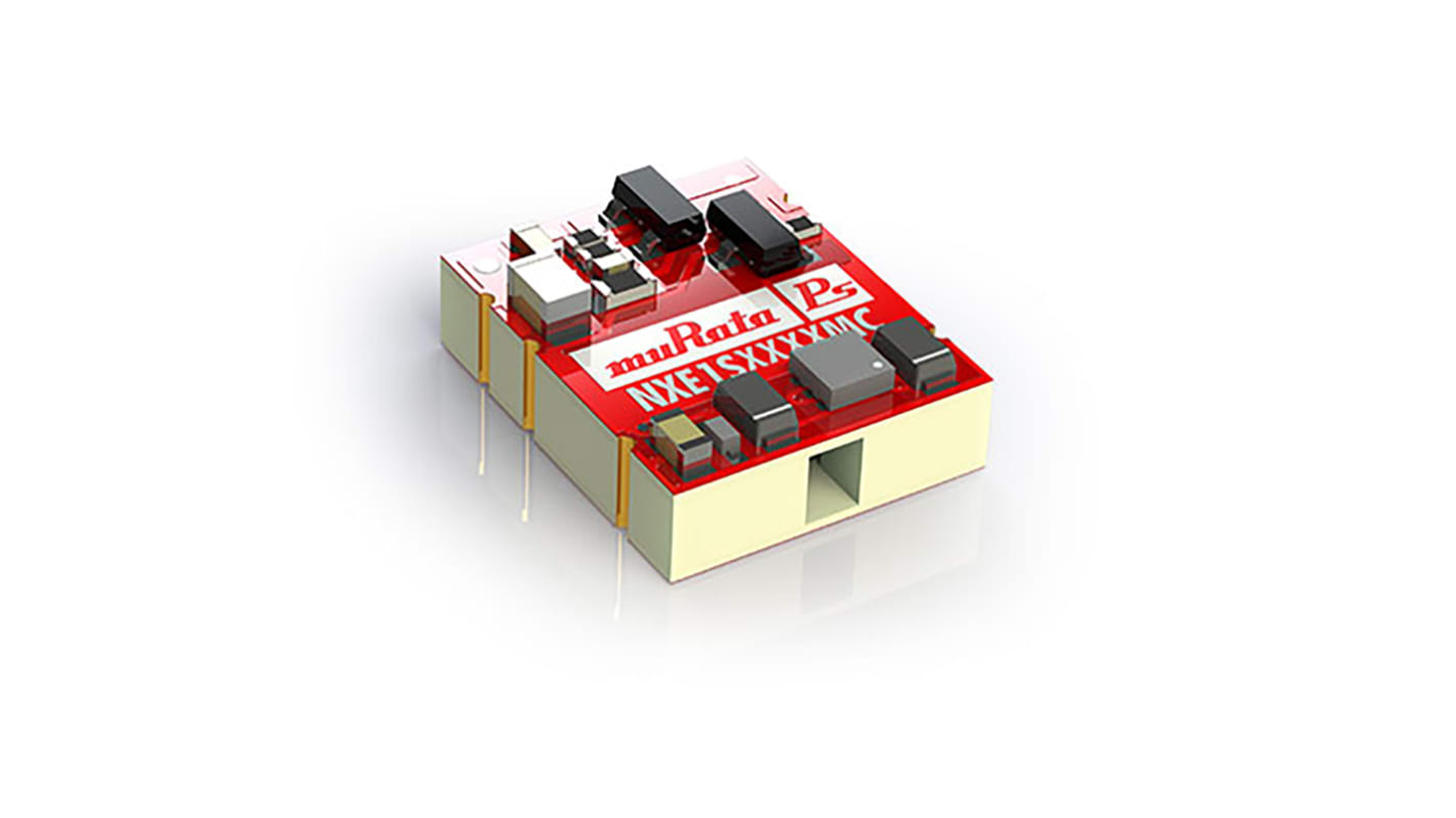 Murata Power Solutions NXE1 DC-DC Converter, 3.3V dc/ 300mA Output, 2.97 → 3.63 V dc Input, 1W, Surface Mount,