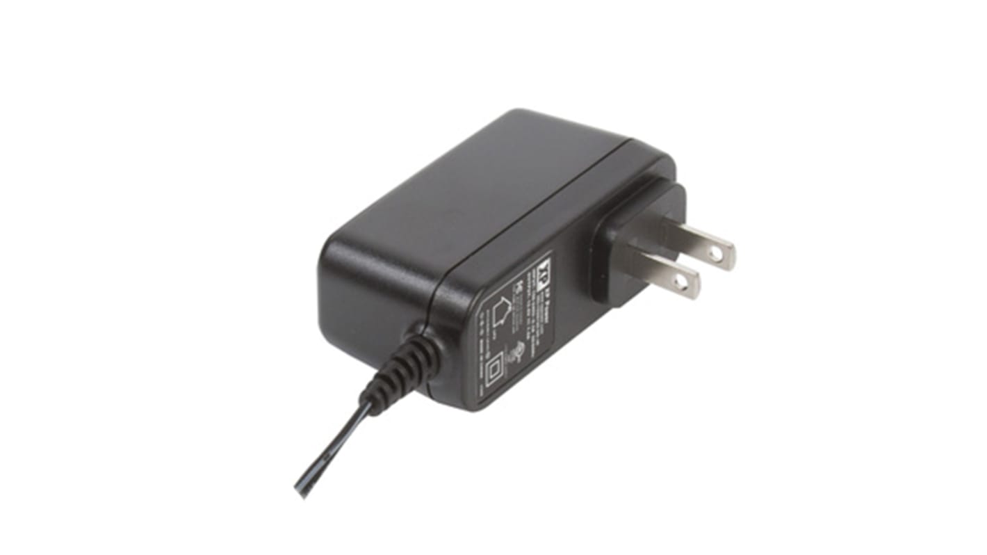 XP Power Steckernetzteil AC/DC-Adapter 36W, 100V ac, 12V dc / 3A, US-Netzstecker