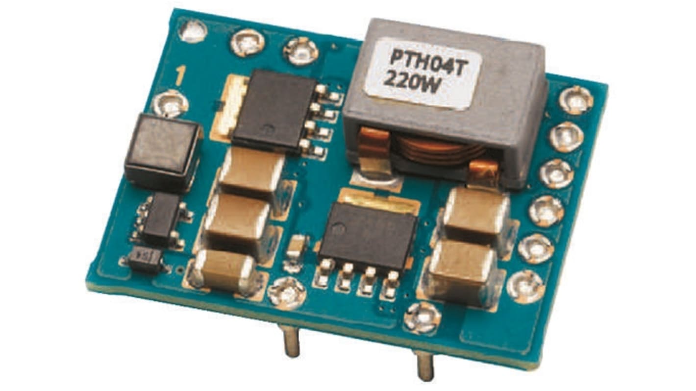 Modulo di alimentazione c.c.-c.c. PTH04T220WAD, 1-Channel, 5.5 V Input, 11-Pin, Modulo DIP