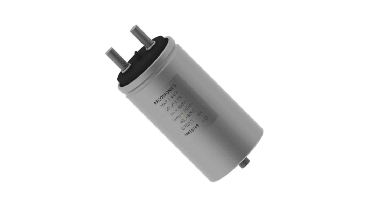 Condensador de película KEMET, 200μF, ±5%, 250 V ac, 400 V dc, Montaje Roscado