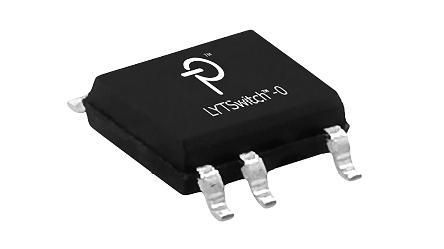 Power Integrations LEDドライバIC, -0.3.→ +725 V出力 SOIC