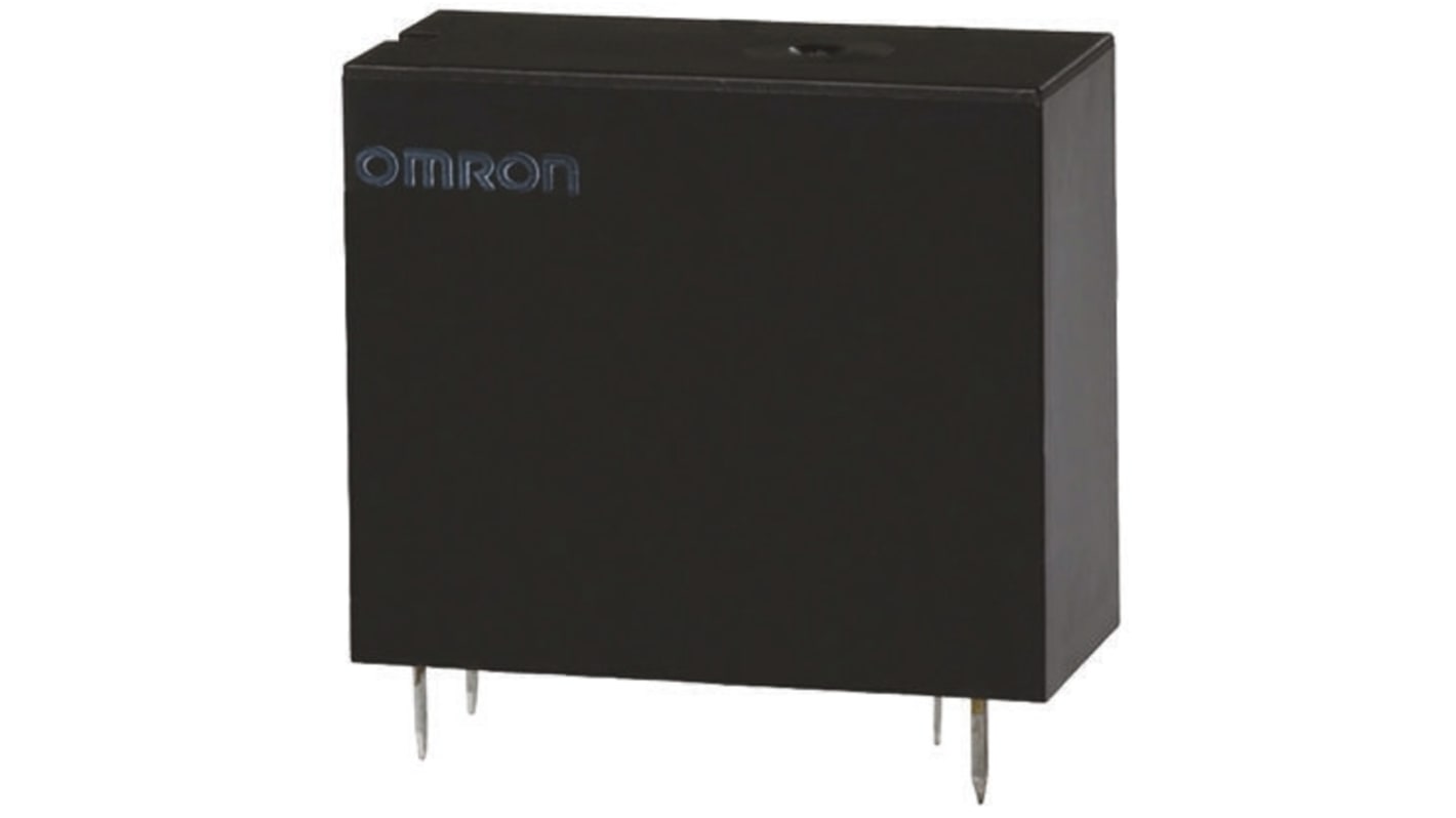 Omron パワーリレー 12V dc SPST 基板実装タイプ