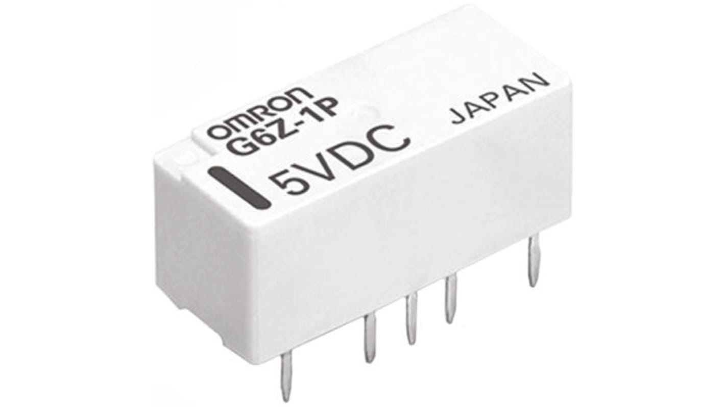 G6Z1PA12DC Omron PCB Mount HF Relay, 12V dc Coil, 2.6GHz Max. Coil