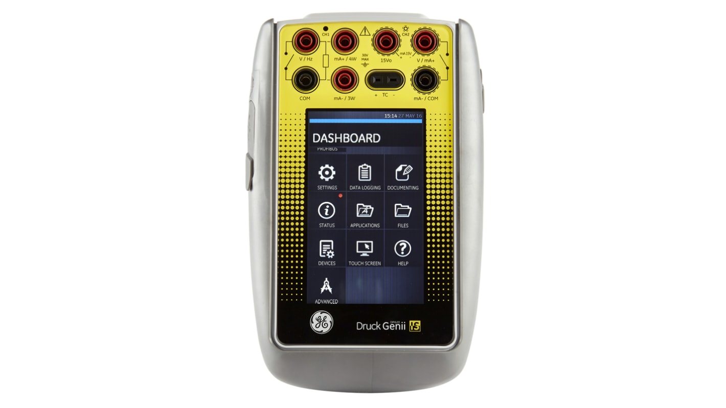 Druck Genii IS Intrinsically Safe Multi Function Calibrator, 24mA, 30V, - RS Calibration