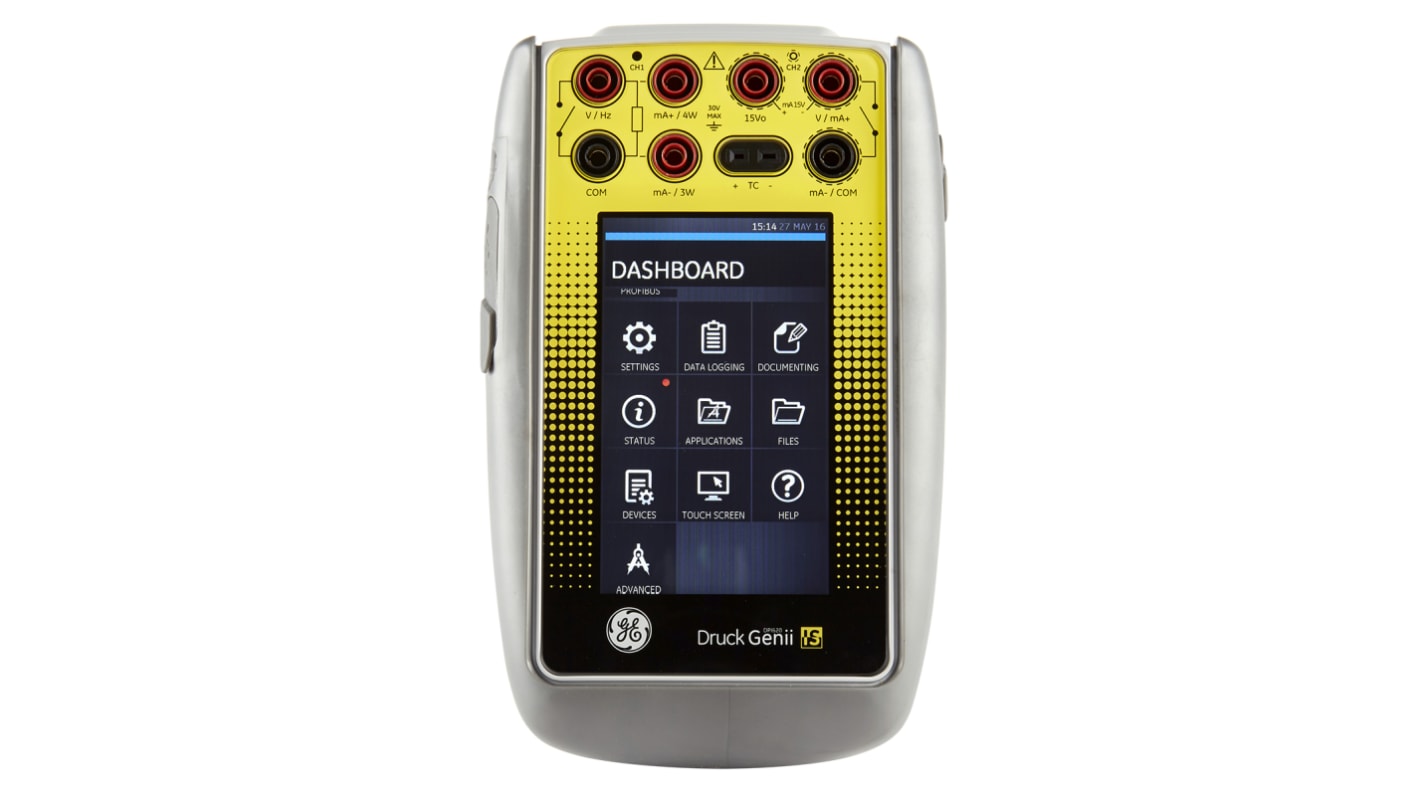 Calibrador multifunción Druck GenII IS intrínsecamente seguro, calibrado RS, 300V, 110mA, 1000bar, USB