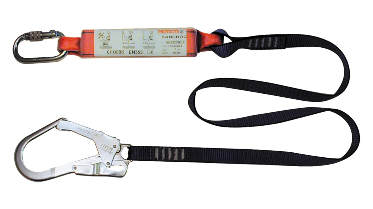 AE5220WAF Protecta 2m Fall Arrest Shock Absorbing Lanyard Screw