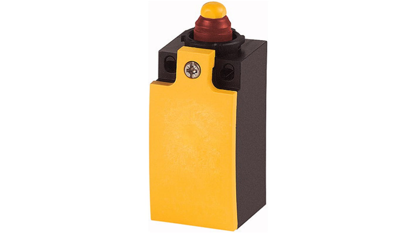Eaton Series Plunger Limit Switch, NO/NC, IP65, SPST-NC, SPST-NO, Insulated Plastic Housing, 415V ac Max, 24 V ac 6A Max