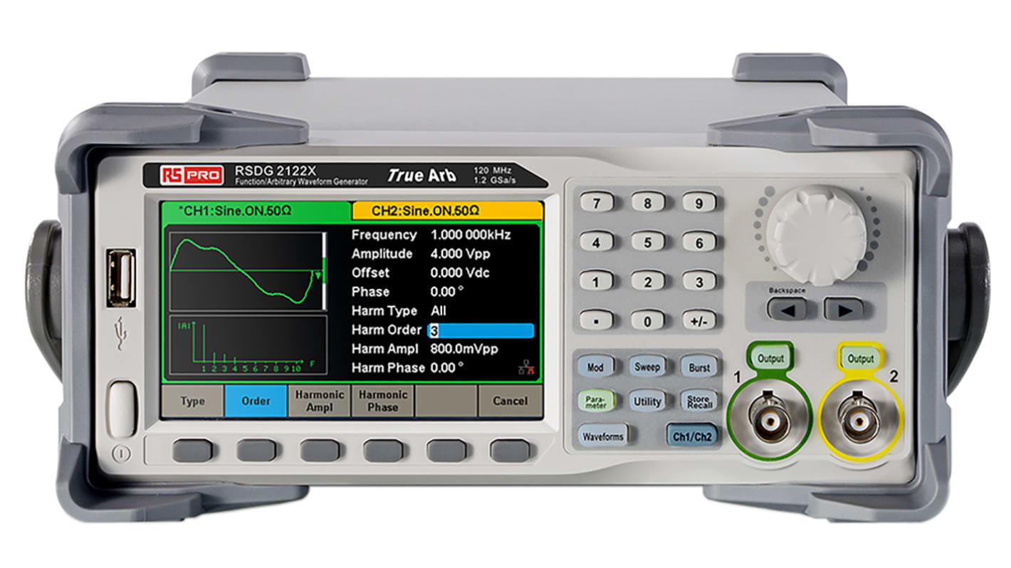 Multimetro digitale RS PRO, 120MHz max, Cert. ISO