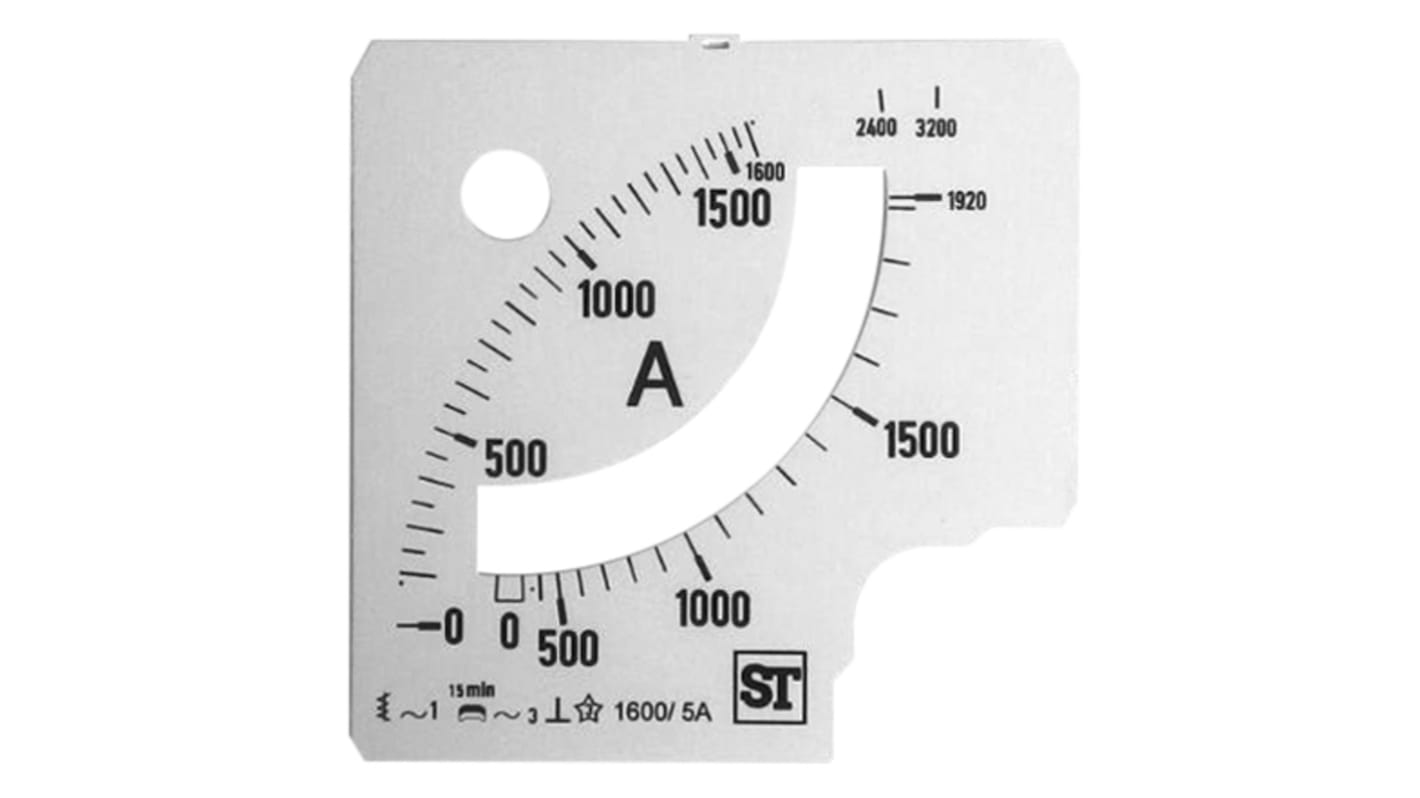 Sifam Tinsley para usar con amperímetro analógico de panel de 96 x 96