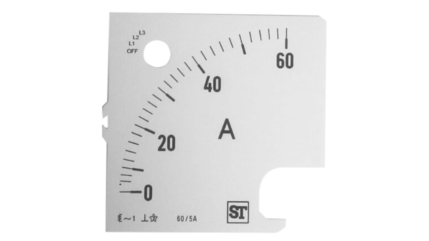 Sifam Tinsley Ampèremètre à panneau analogique 96 x 96