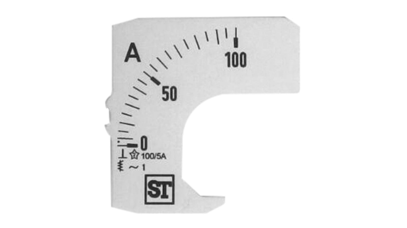 Sifam Tinsley Ampèremètre à panneau analogique 48 x 48