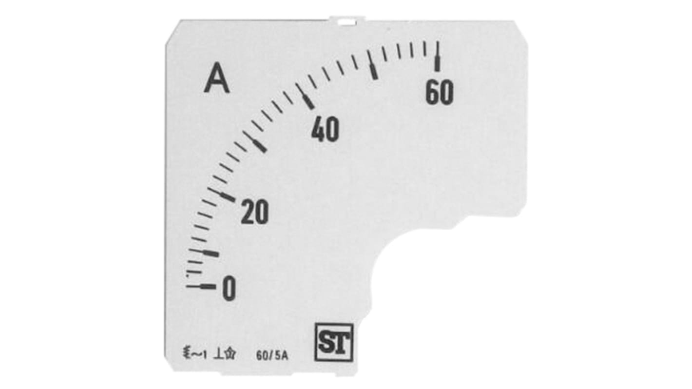 Sifam Tinsley Ampèremètre à panneau analogique 72 x 72