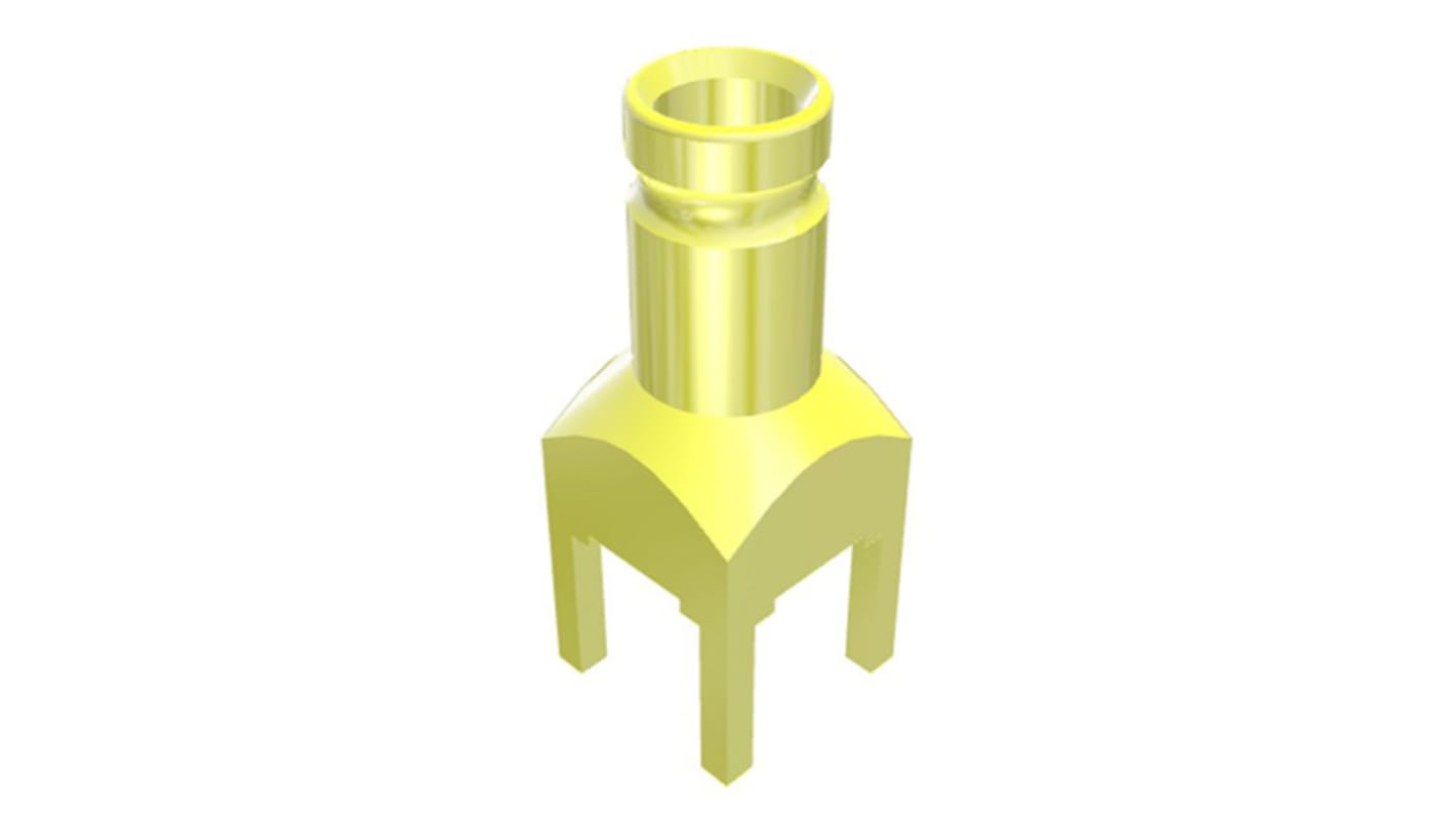 Connettore coassiale Ad angolo retto Samtec, Femmina, 75Ω, Montaggio PCB