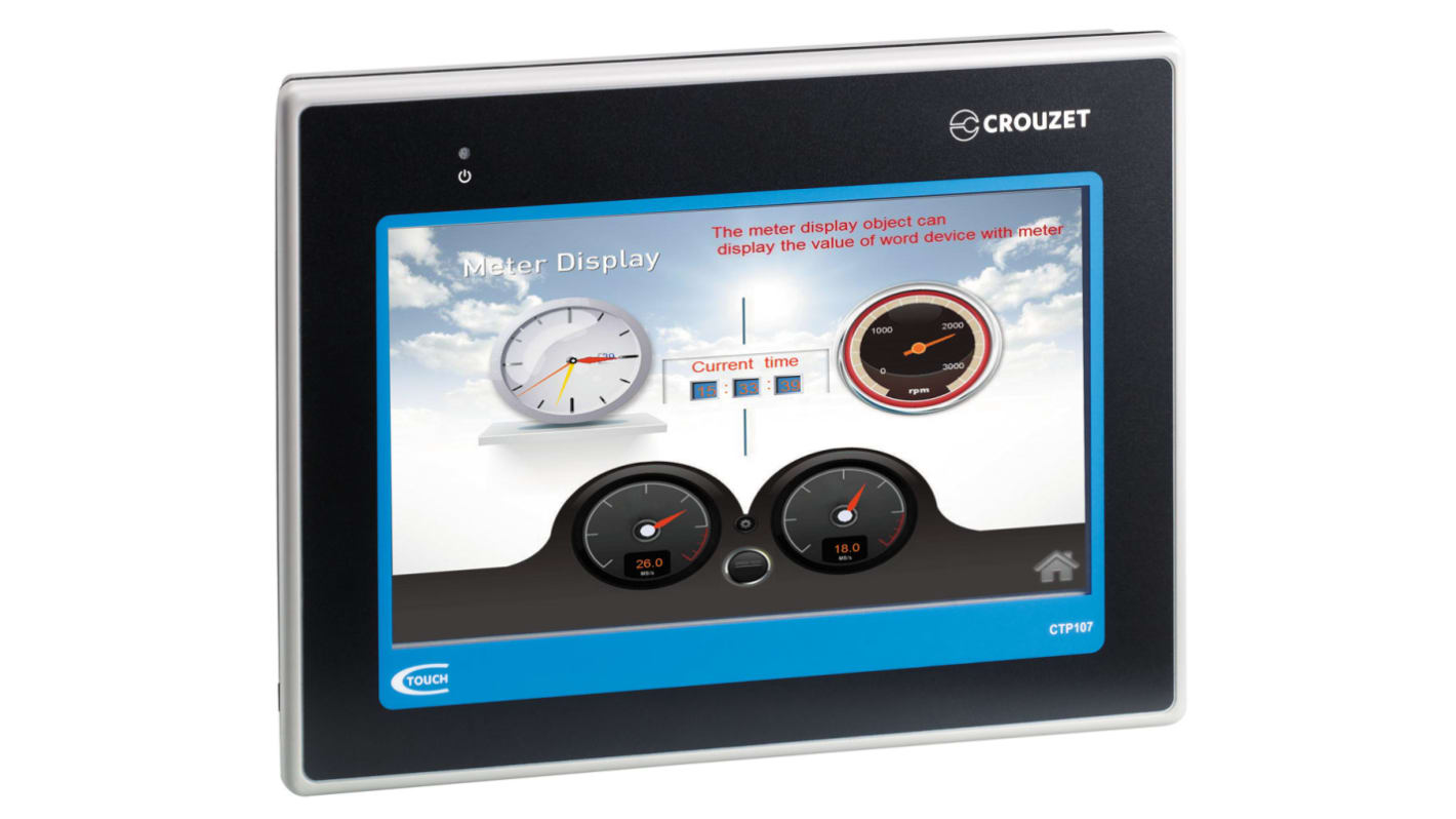 Crouzet 88970564, HMI-Touchscreen, em4, Millenium 3, TFT LCD, 800 x 480pixels, 7 Zoll, 24 V dc