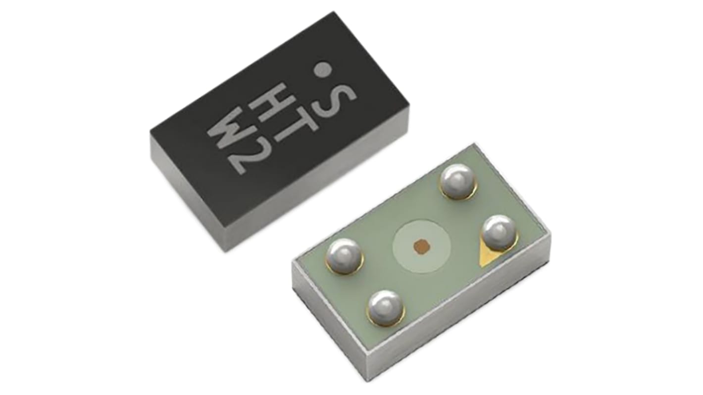 Sensirion 温度, 湿度センサ, ±0.4 °C, ±3%RH, シリアル-I2C, 4-Pin フリップチップ