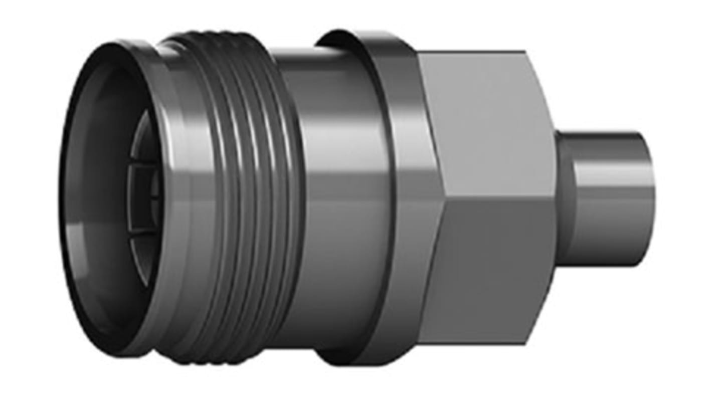 Telegartner 4.3-10 Buchse Koaxialsteckverbinder 4.3-10-Steckverbinder, Kabelmontage, Crimp-Anschluss, 50Ω, Standard,