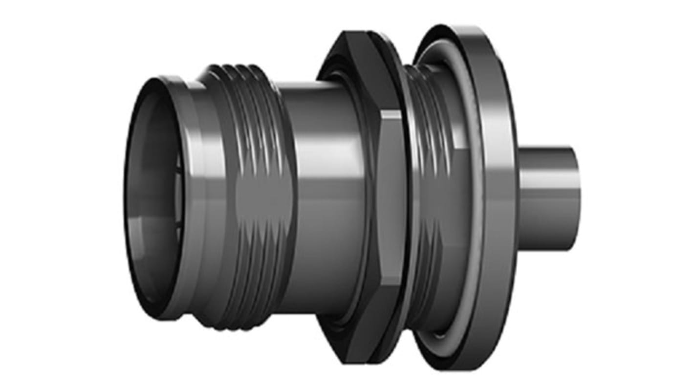 Telegartner 4.3-10 Series, jack Cable Mount 4.3-10 Connector, 50Ω, Crimp Termination, Straight Body