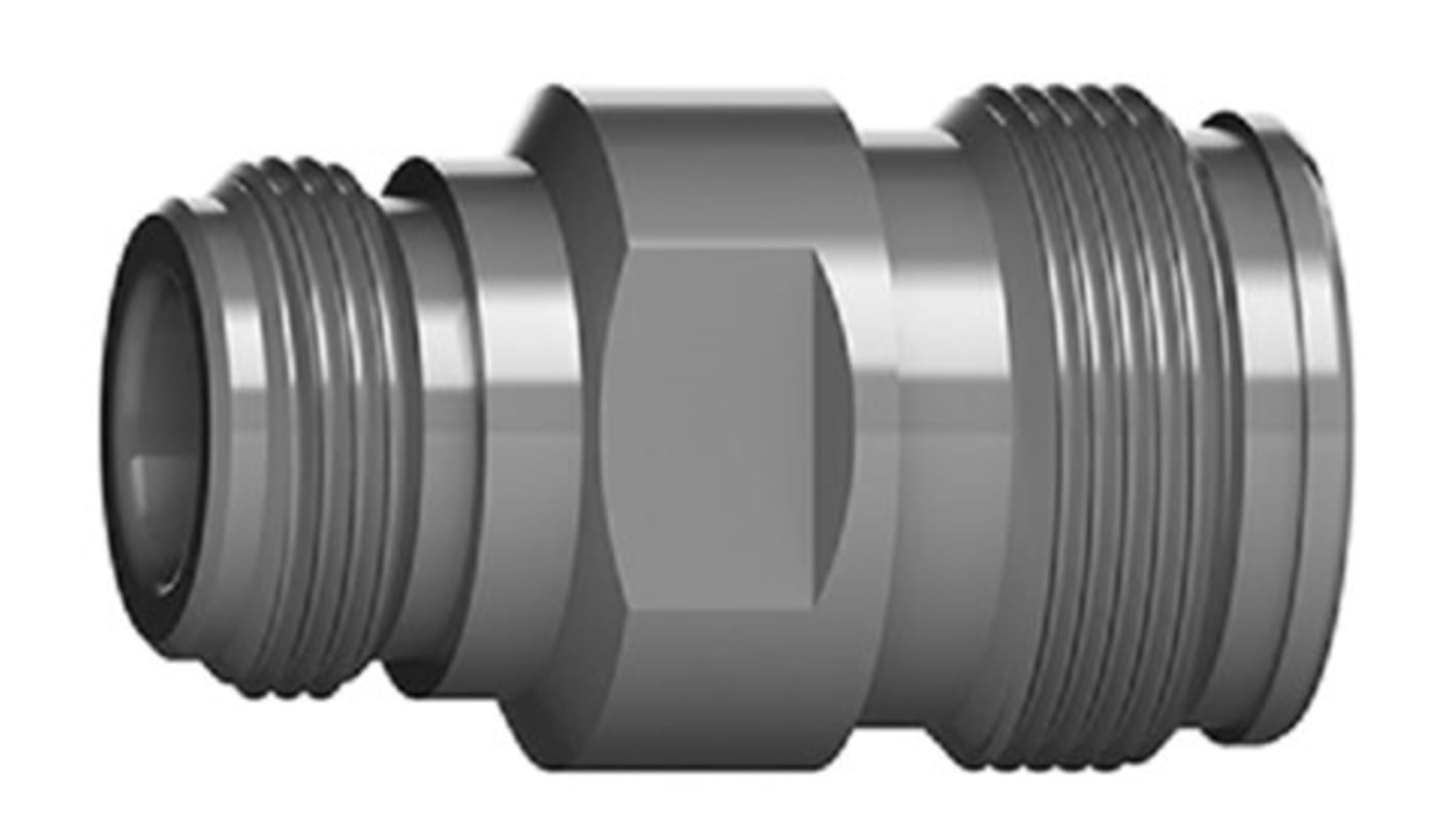 Adaptador coaxial Telegartner J01027C0026 50Ω, Hembra Recto N a Hembra 4.3-10, 6GHz