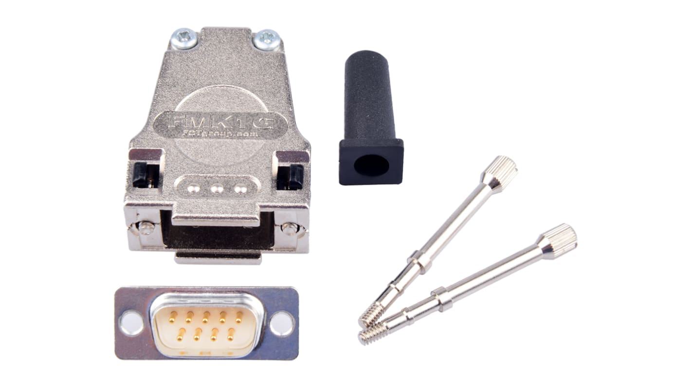 Conector D-sub FCT from Molex, Serie FMK, Recto, Montaje de Cable, Macho, Terminación Soldador