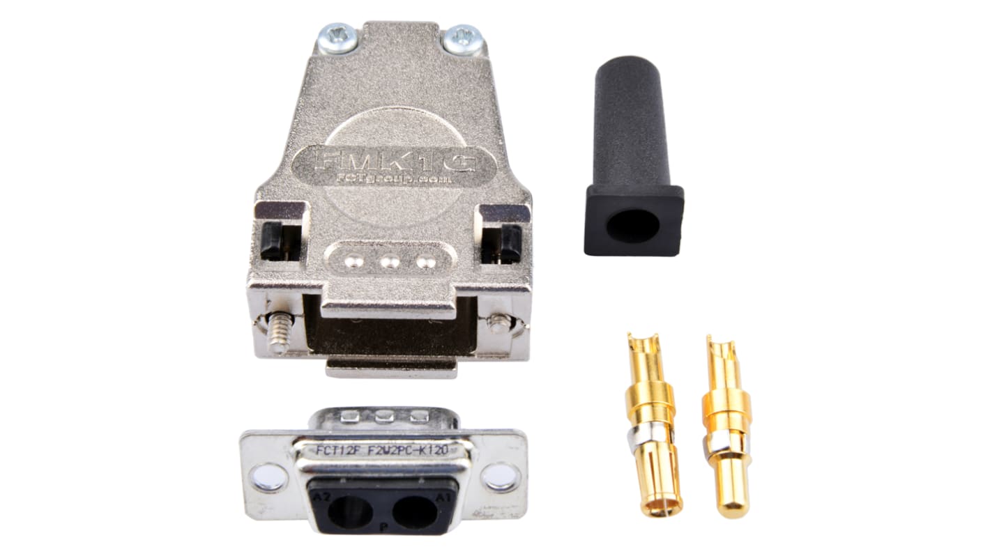 FCT from Molex FMK 2 Way Cable Mount D-sub Connector Male/Female