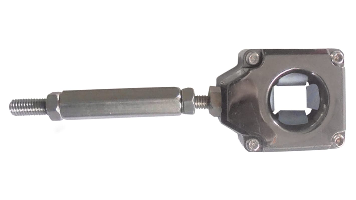 Flexible Roller Eyebolt 140048, pro použití s: Lankové spínače ochranného vedení IDEM Odlévaný kov (skříň), plast