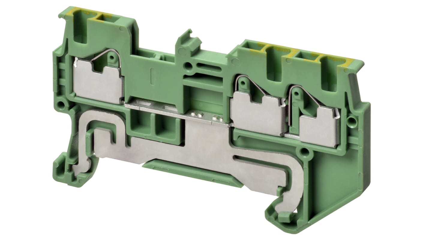 Omron XW5G DIN-Schienen Anschlussklemmenblock Einfach Grau, 1.5mm², 500 V / 17.5A, Einstecken