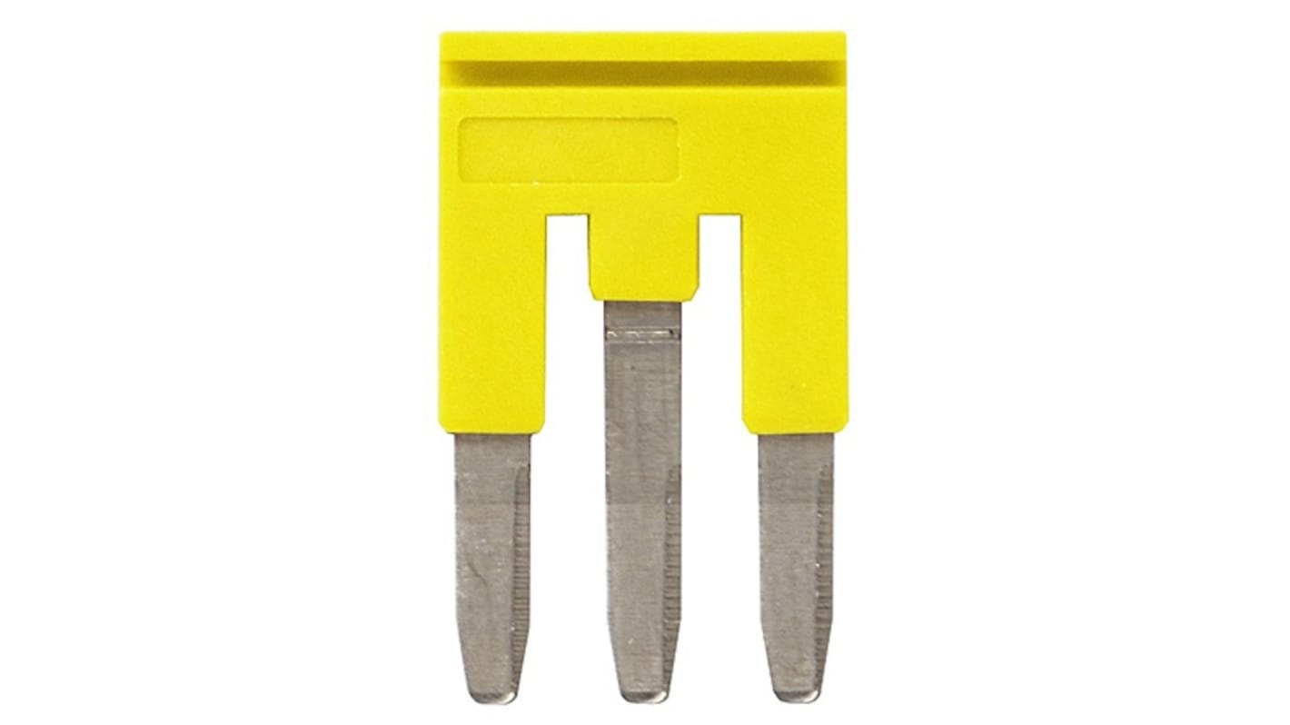 XW5S Short Bar for use with XW5T-S2.5-1.1-1 Feed Through Terminal Block, XW5T-S2.5-1.1-2 Feed Through Terminal Block,