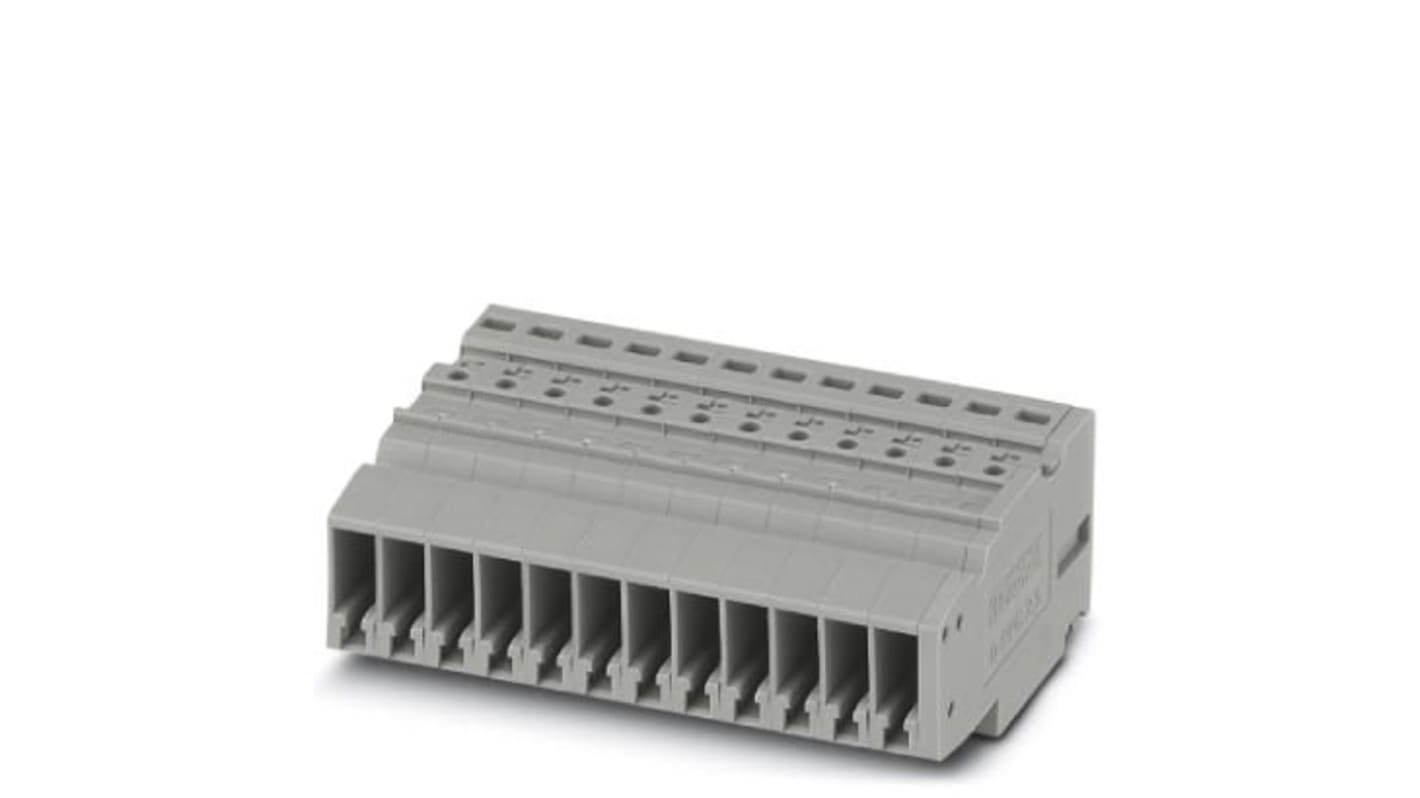 Phoenix Contact COMBI Series PPC 2,5/12 Non-Fused Terminal Block, 24A, 26 → 12 AWG, 26 → 14 (Flexible)