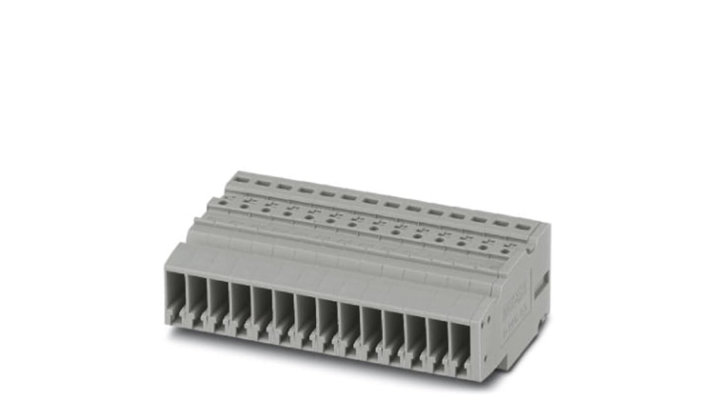 Phoenix Contact COMBI Series PPC 2,5/14 Non-Fused Terminal Block, 24A, 26 → 12 AWG, 26 → 14 (Flexible)